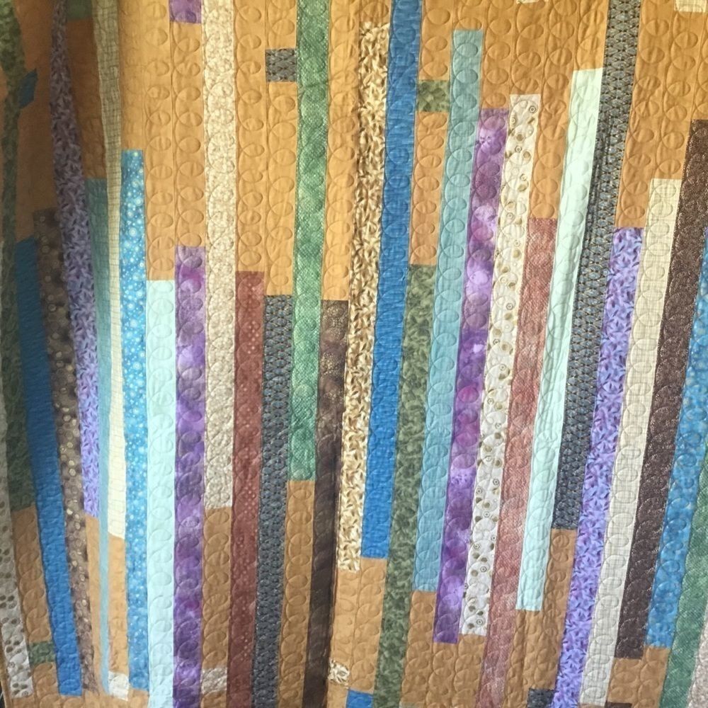 Handmade Quilt & 3 Pillows Set